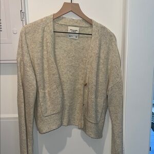 Abercrombie & Fitch Women's Beige Cardigan
